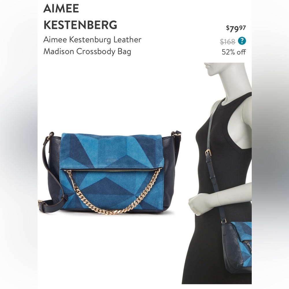 💙AIMEE KESTENBERG DENIM CROSSBODY💙